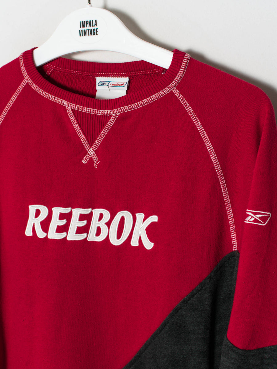 Reebok Grey & Red Rework Sweatshirt