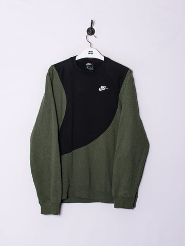 Nike Black & Green Rework Sweatshirt