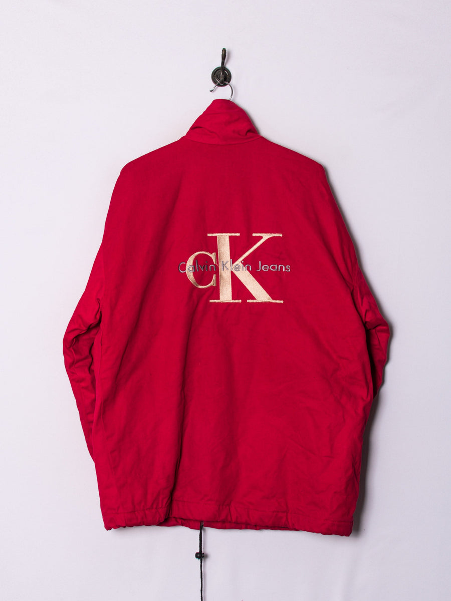 Calvin Klein Red Long Jacket