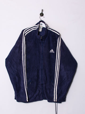 Adidas Navy Blue Zipper Fleece