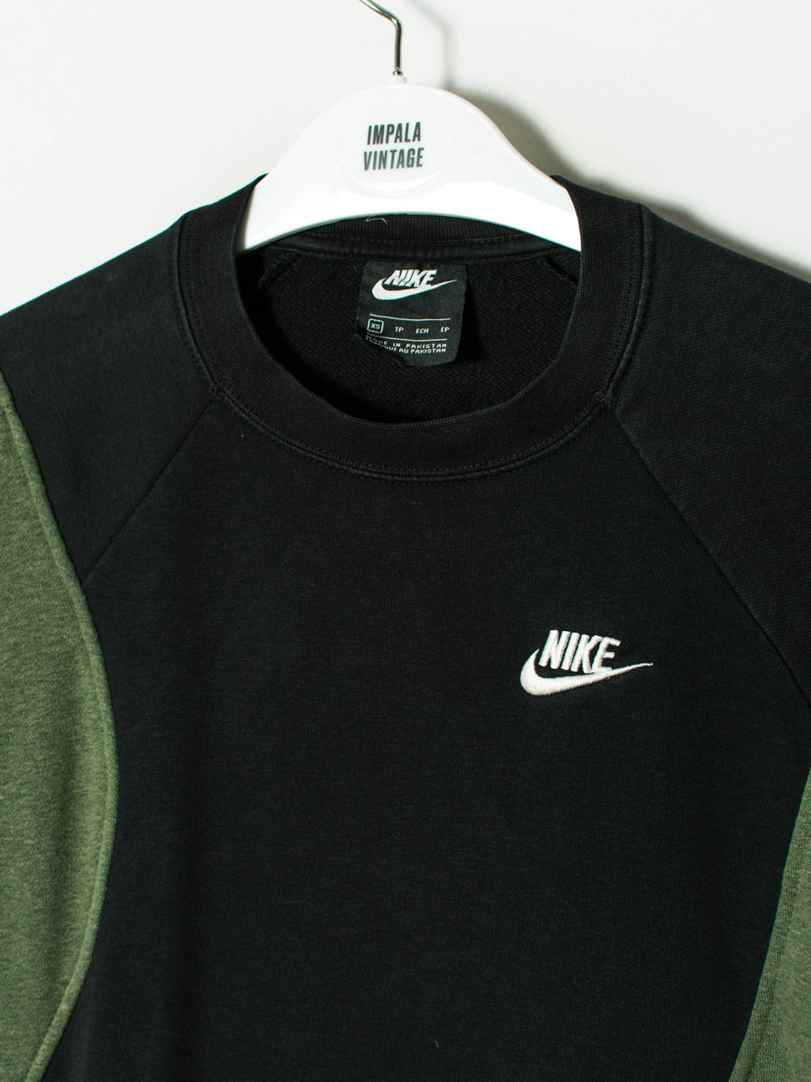 Nike Black & Green Rework Sweatshirt