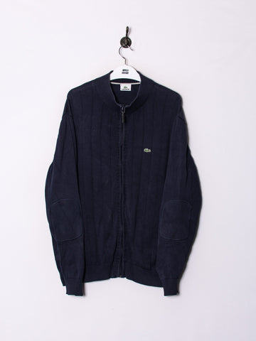 Lacoste Navy Blue Zipper Sweatshirt