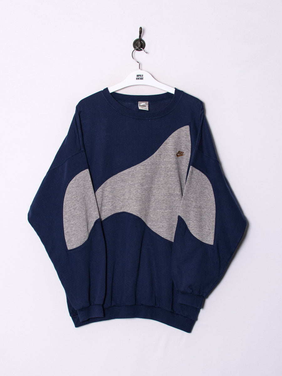 Nike Blue & Grey Rework Sweatshirt