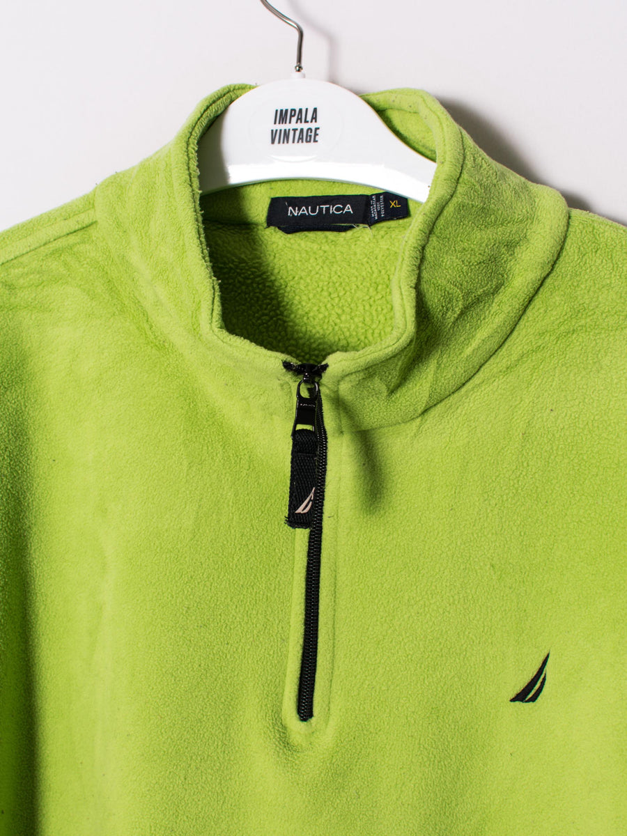 Nautica 1/3 Zipper Green Fleece