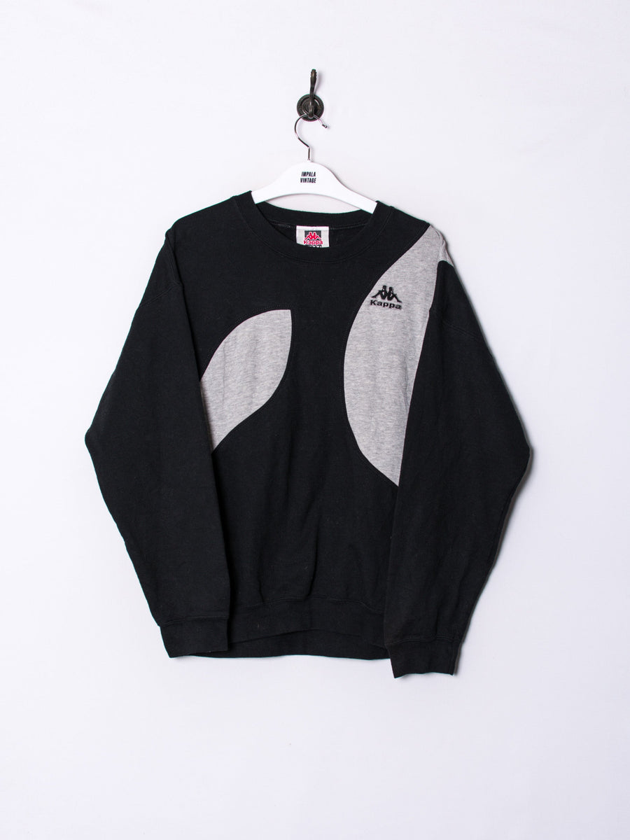 Kappa Black & Grey Rework Sweatshirt