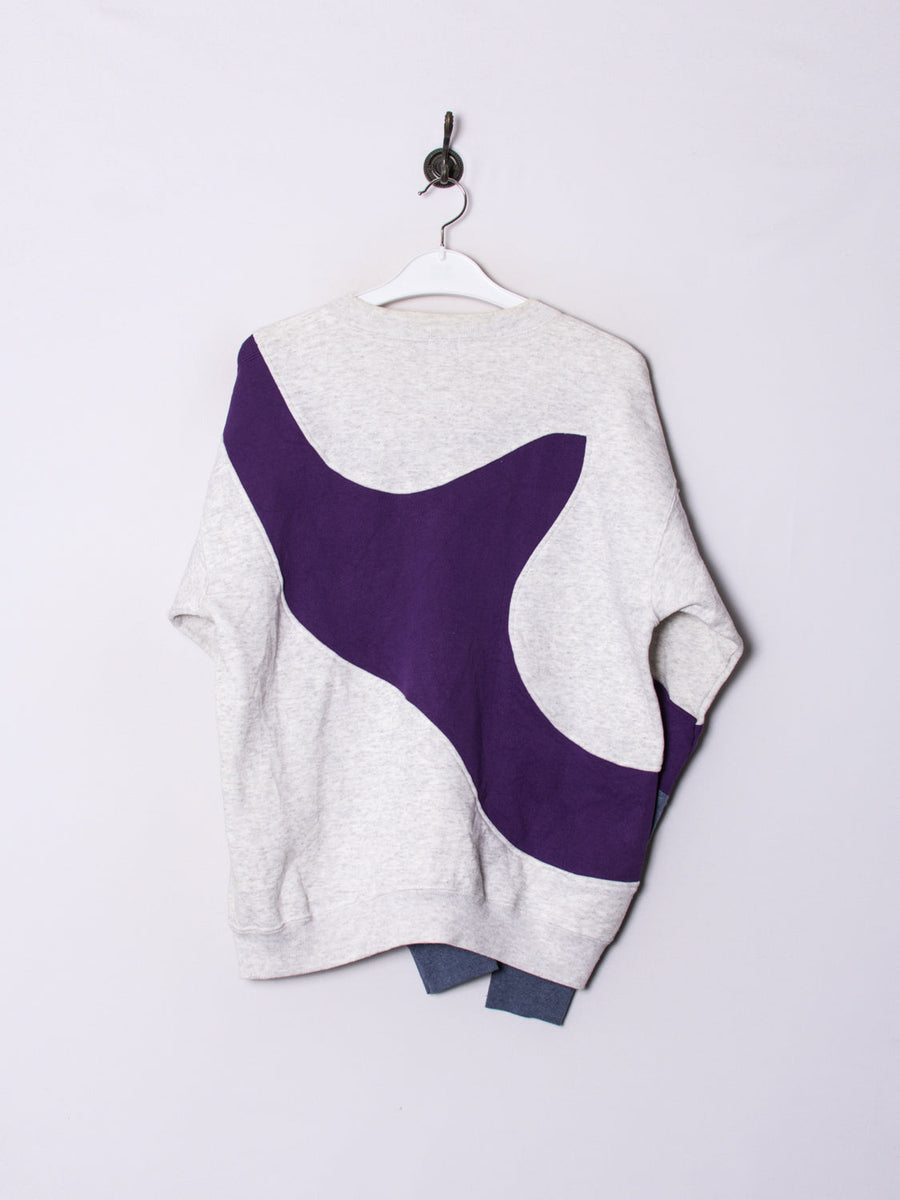 Champion Purple & Grey Rework Sweatshirt