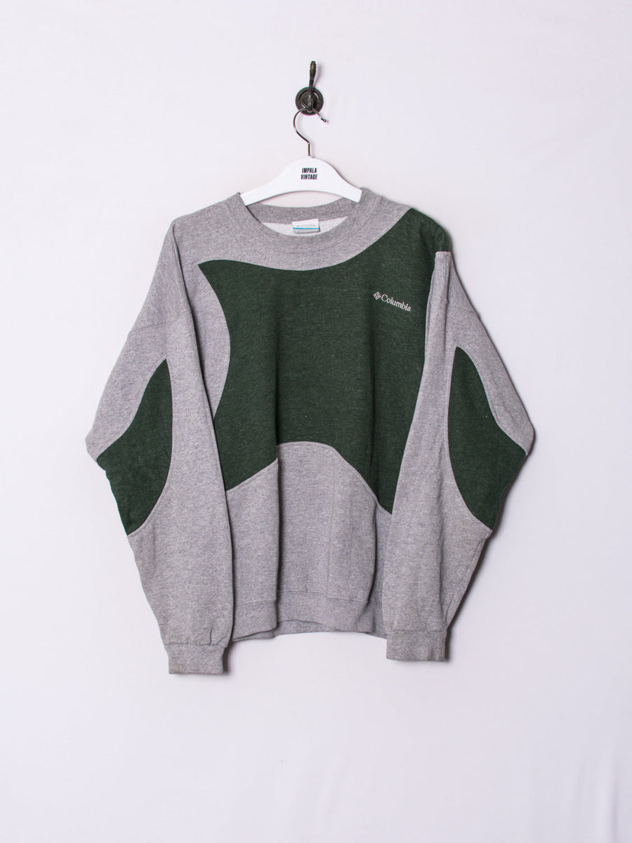 Columbia Green & Grey Rework Sweatshirt