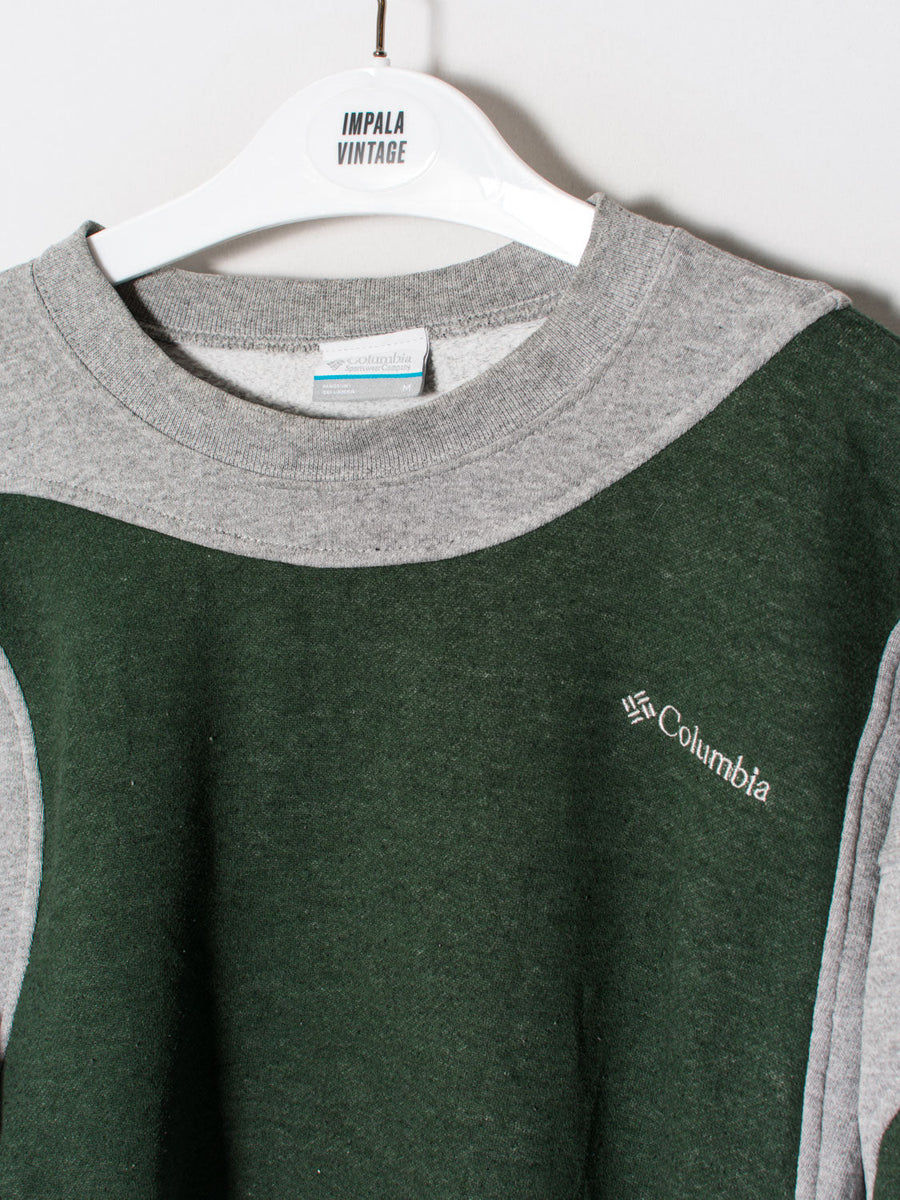 Columbia Green & Grey Rework Sweatshirt