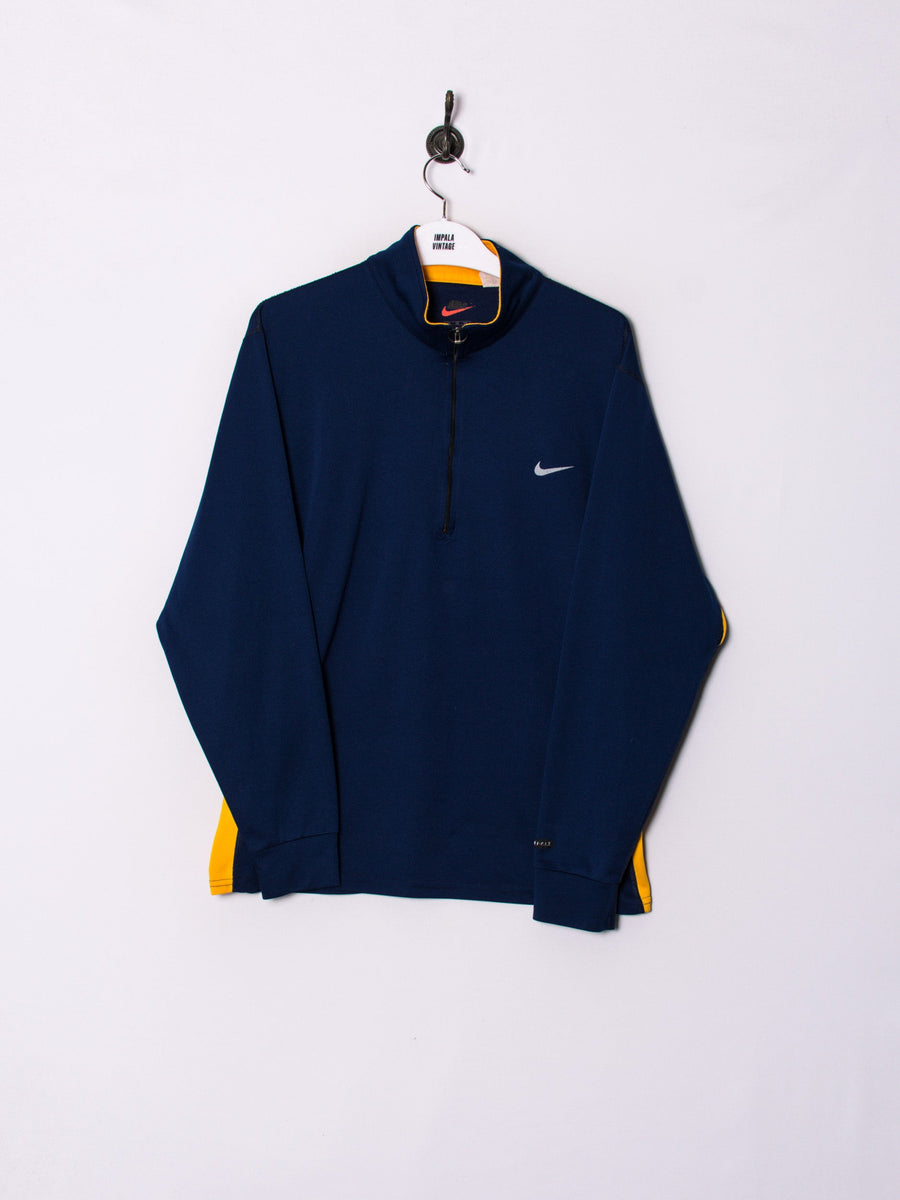 Nike Navy Blue1/3 Zipper Light Sweatshirt