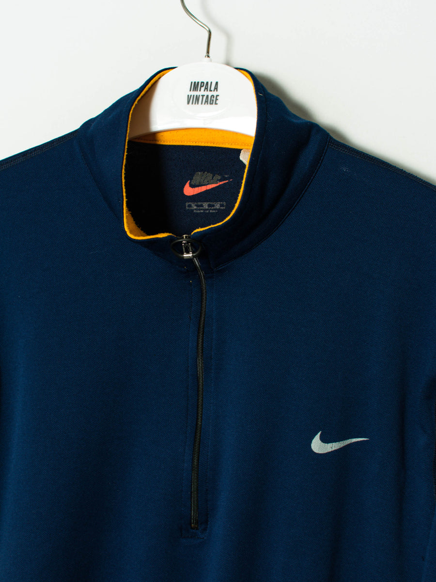 Nike Navy Blue1/3 Zipper Light Sweatshirt