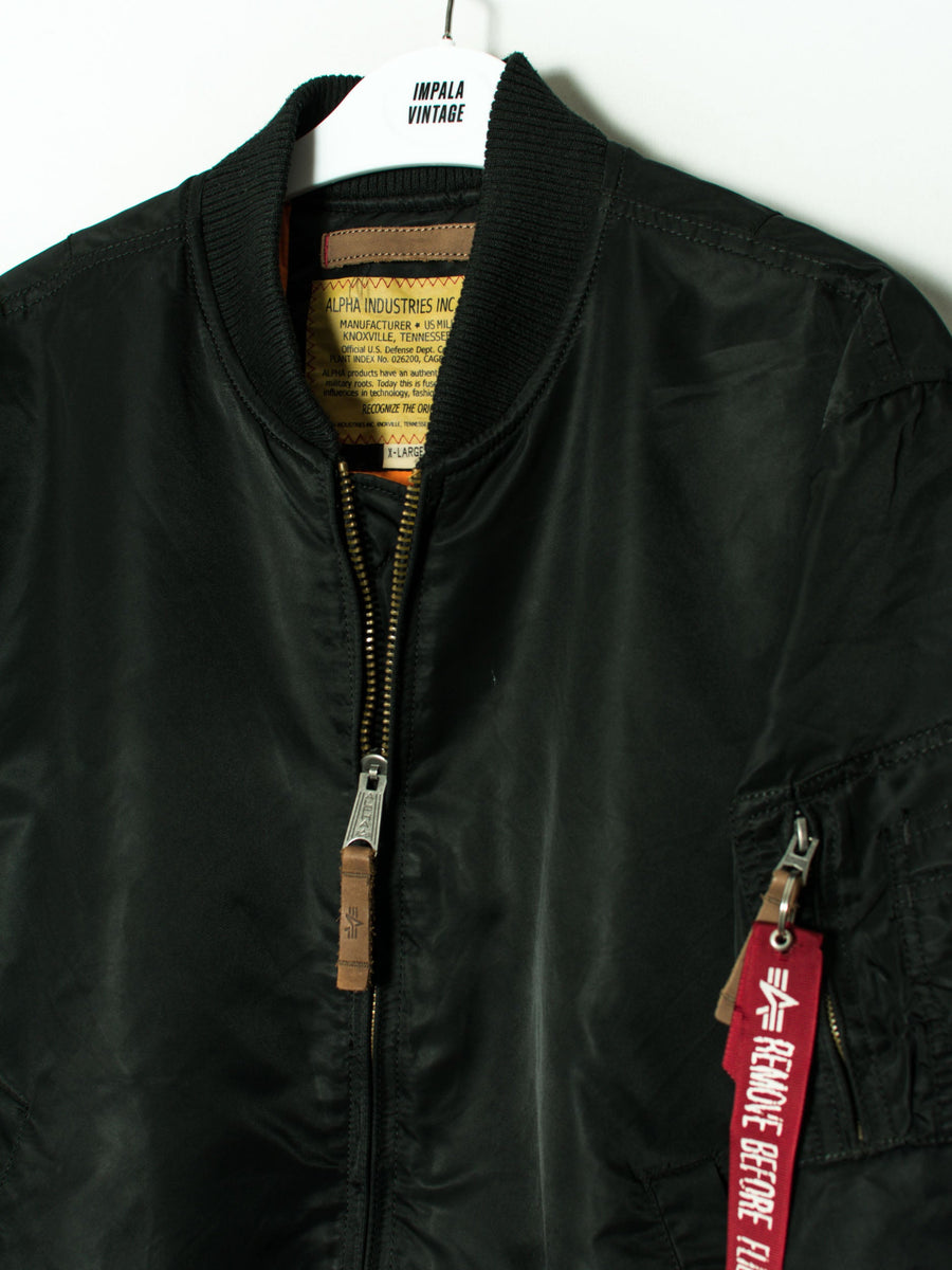 Alpha Industries Black Bomber Jacket