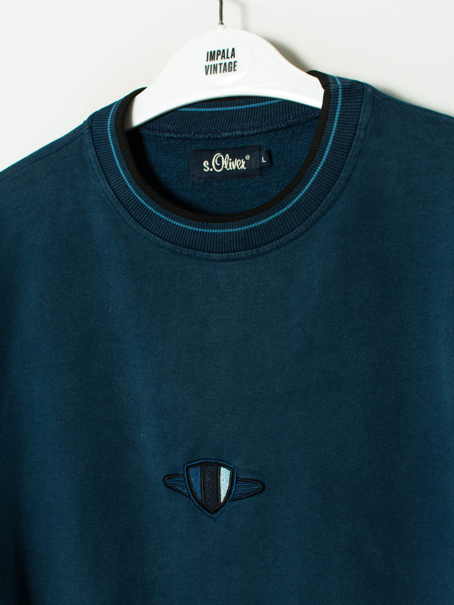 S. Oliver Navy Blue Sweatshirt