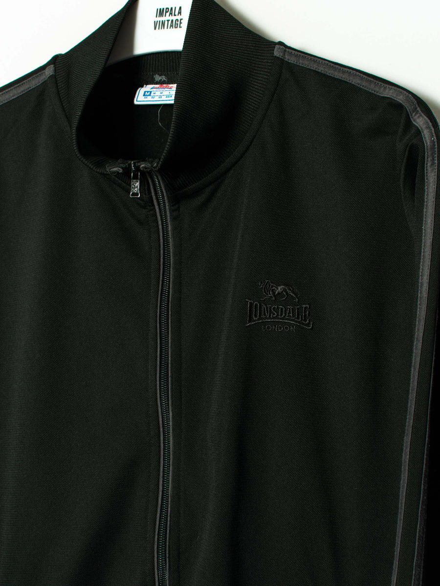 Lonsdale London Black Track Jacket