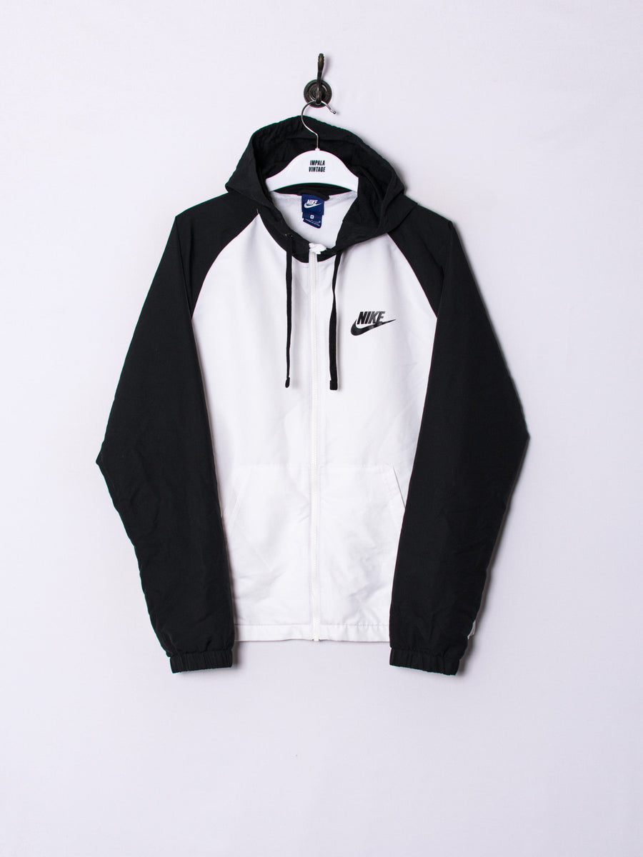 Nike White & Black Track Jacket