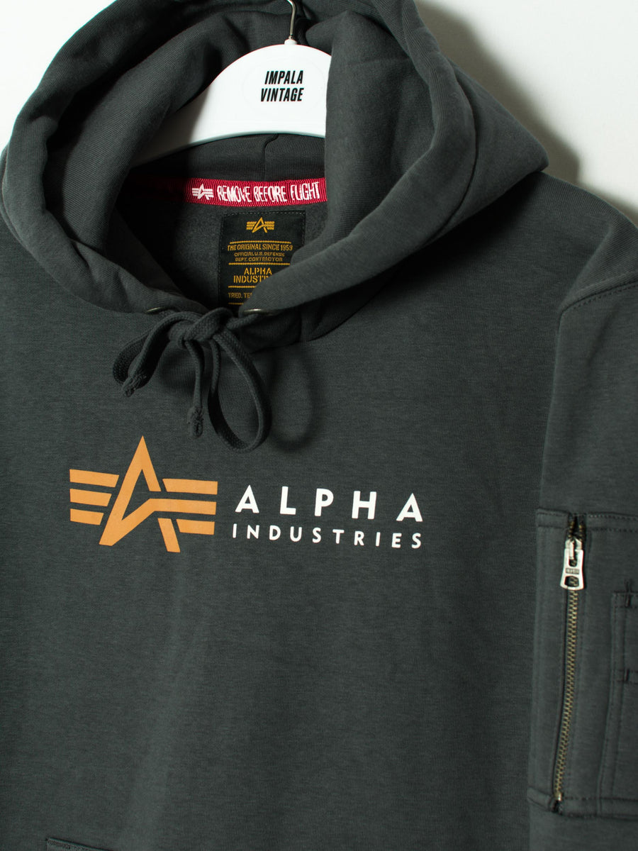 Alpha Industries Grey Hoodie