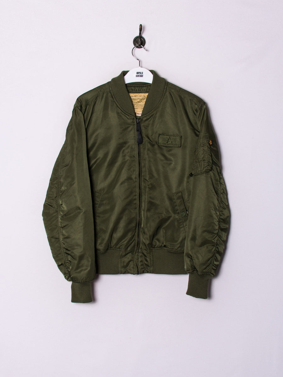 Alpha Industries Green Bomber Jacket