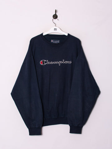 Champion Navy Blue Vintage Sweatshirt