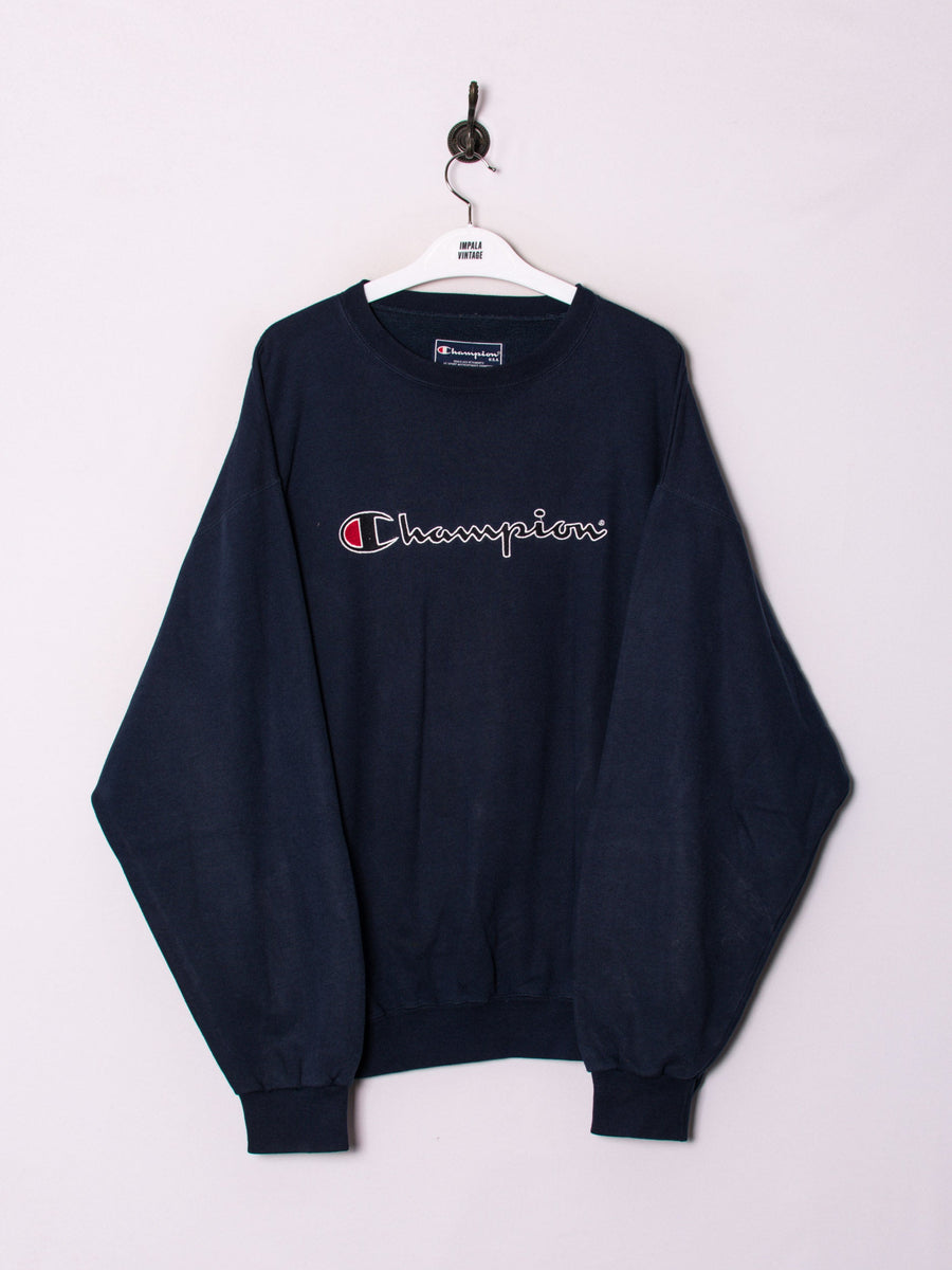 Champion Navy Blue Vintage Sweatshirt