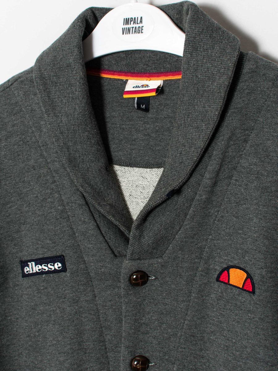 Ellesse Grey Buttoned Sweatshirt