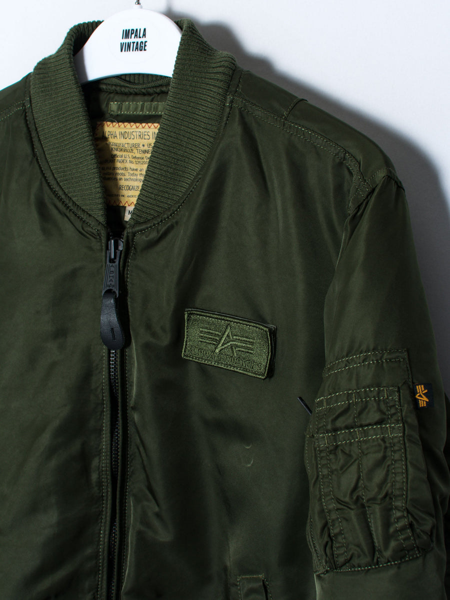 Alpha Industries Green Bomber Jacket