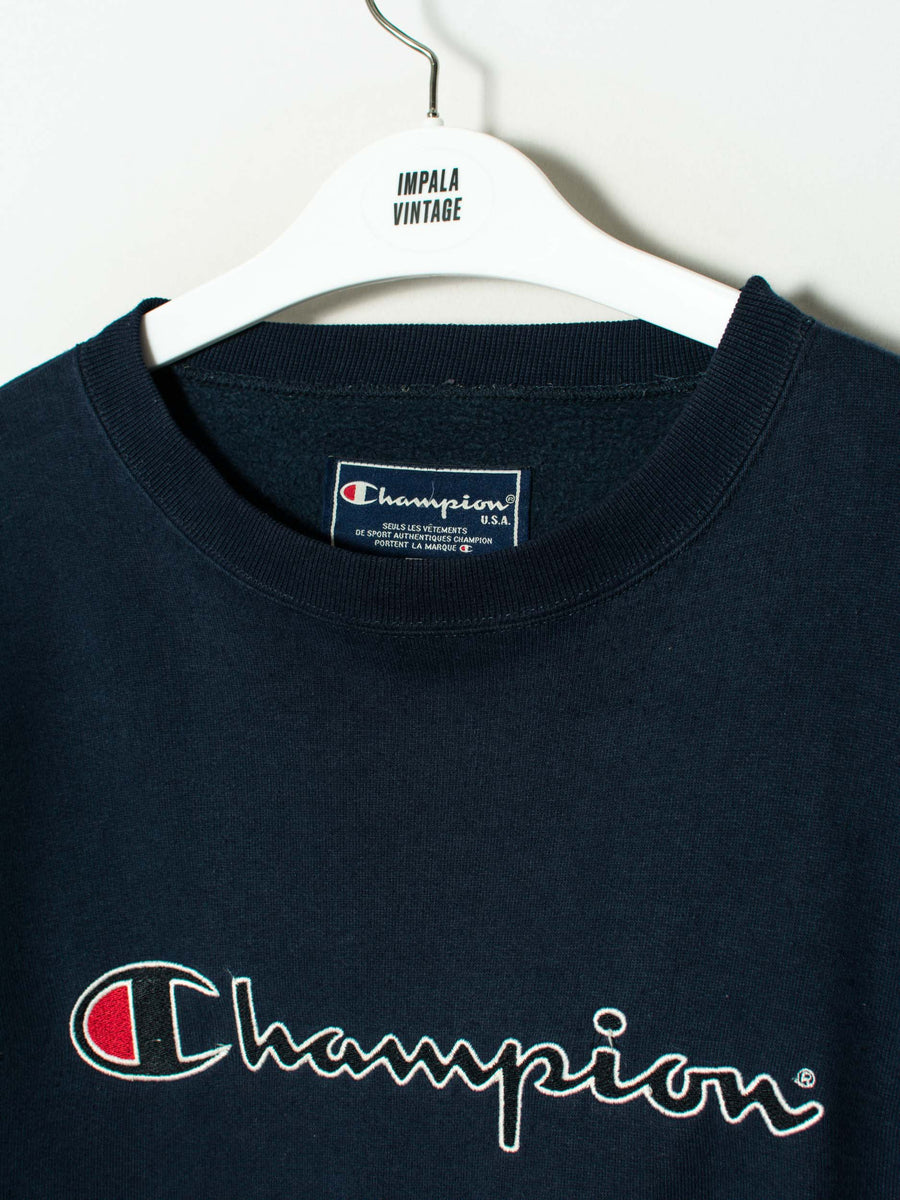 Champion Navy Blue Vintage Sweatshirt