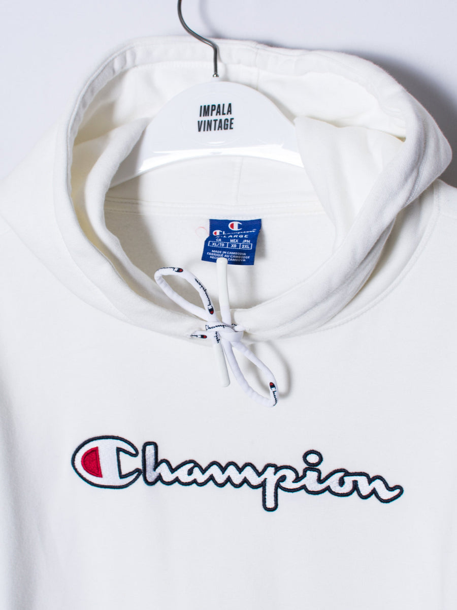 Champion White Hoodie