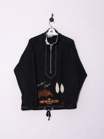 Magic Venture Middled Zipper Sweatshirt