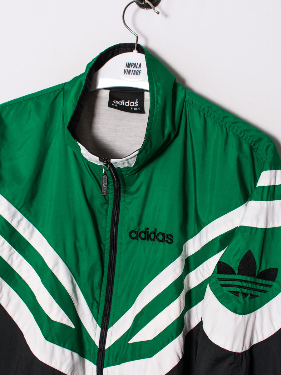 Adidas Originals Green & Black Shell Jacket