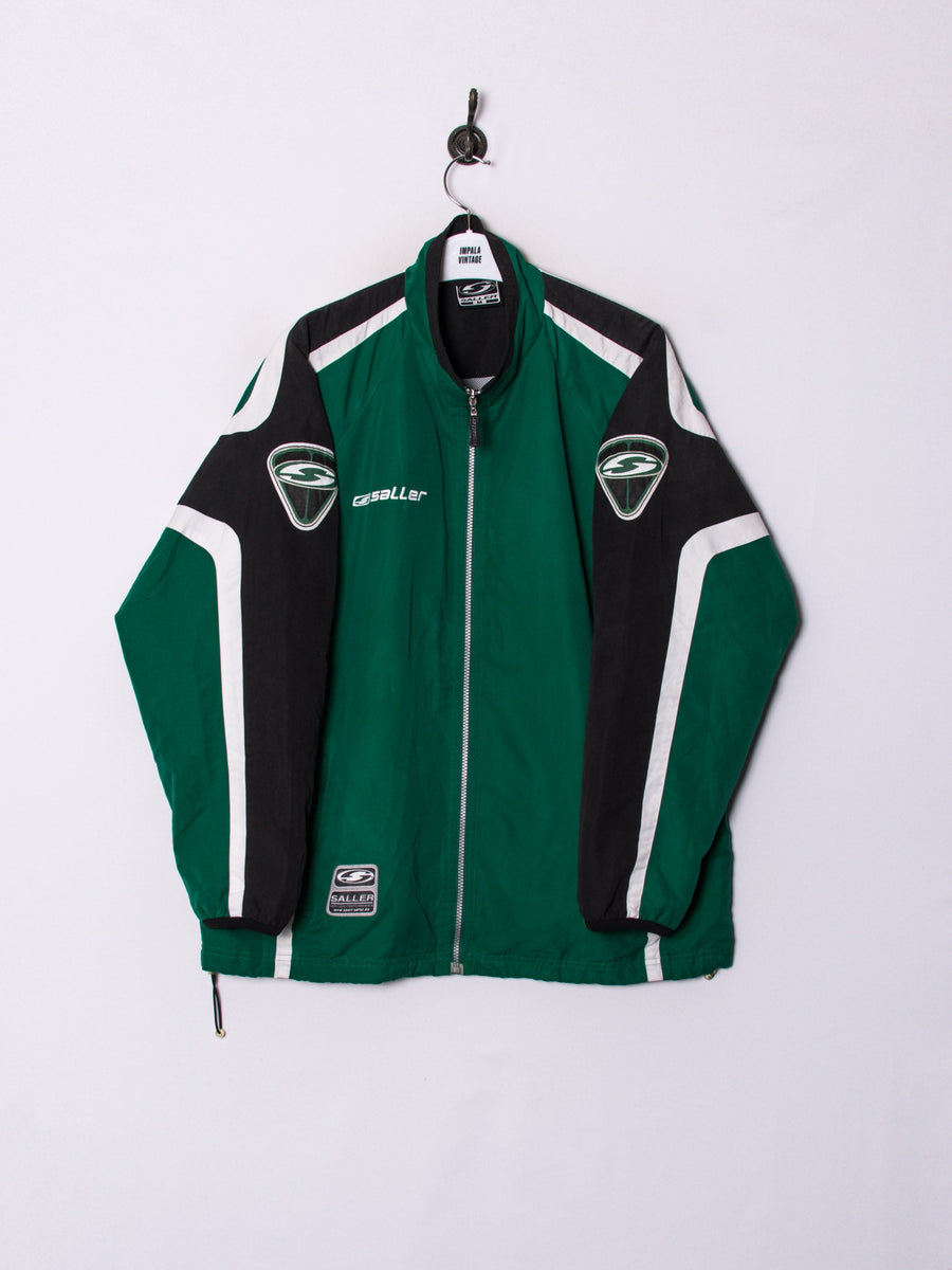 Saller Green & Black Track Jacket