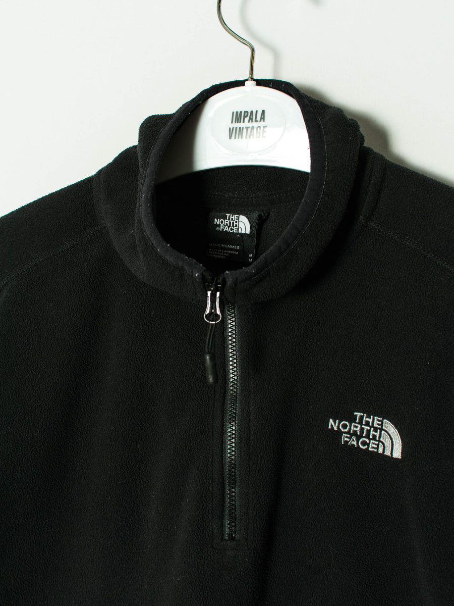 The North Face Black 1/3 Zipper Fleece