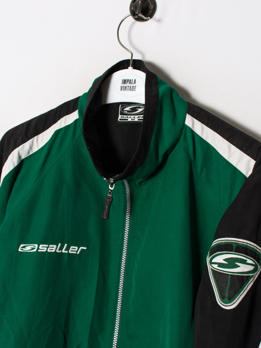 Saller Green & Black Track Jacket