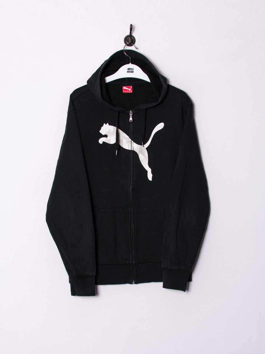 Puma Black Zipper Hoodie