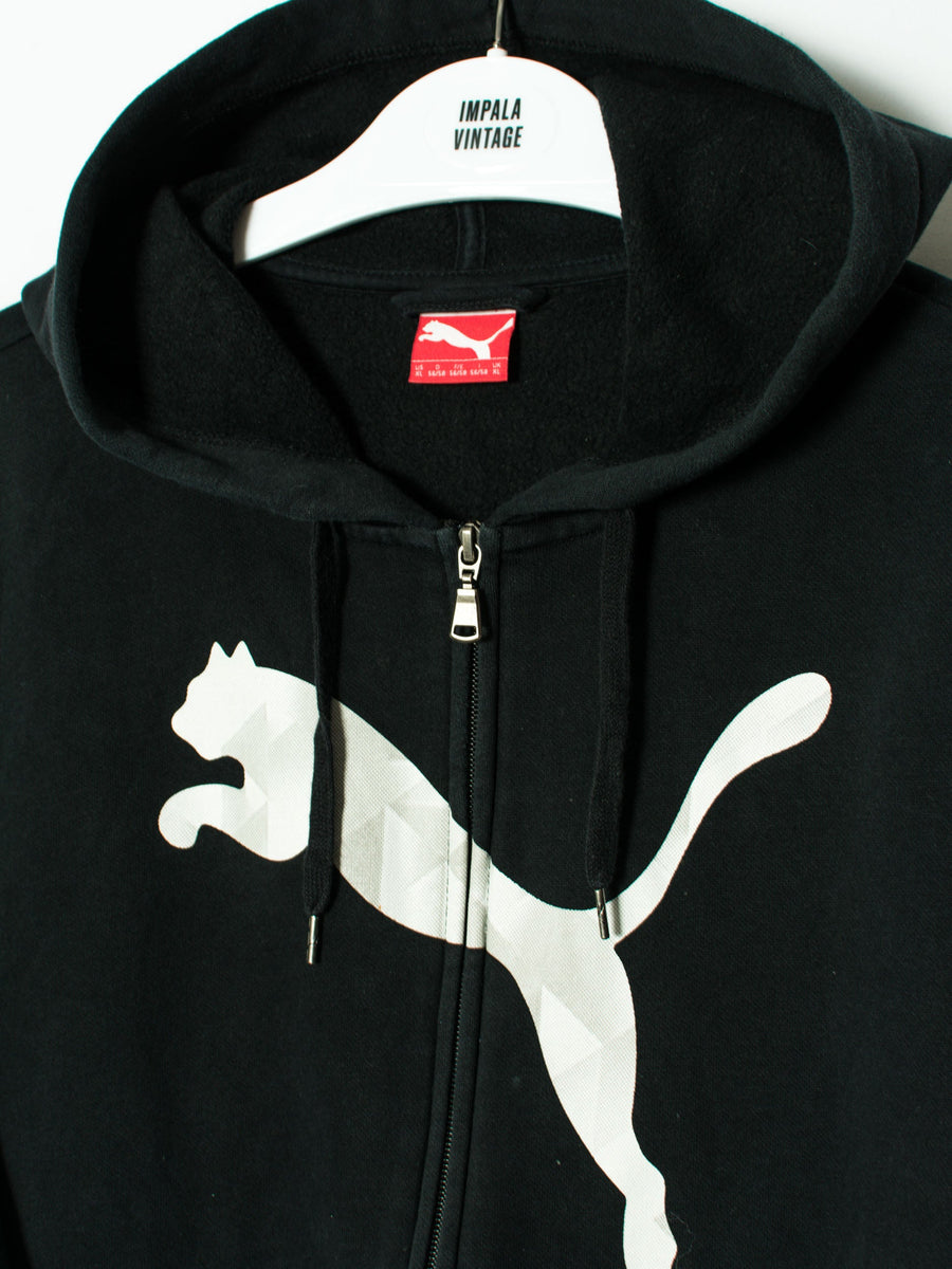 Puma Black Zipper Hoodie