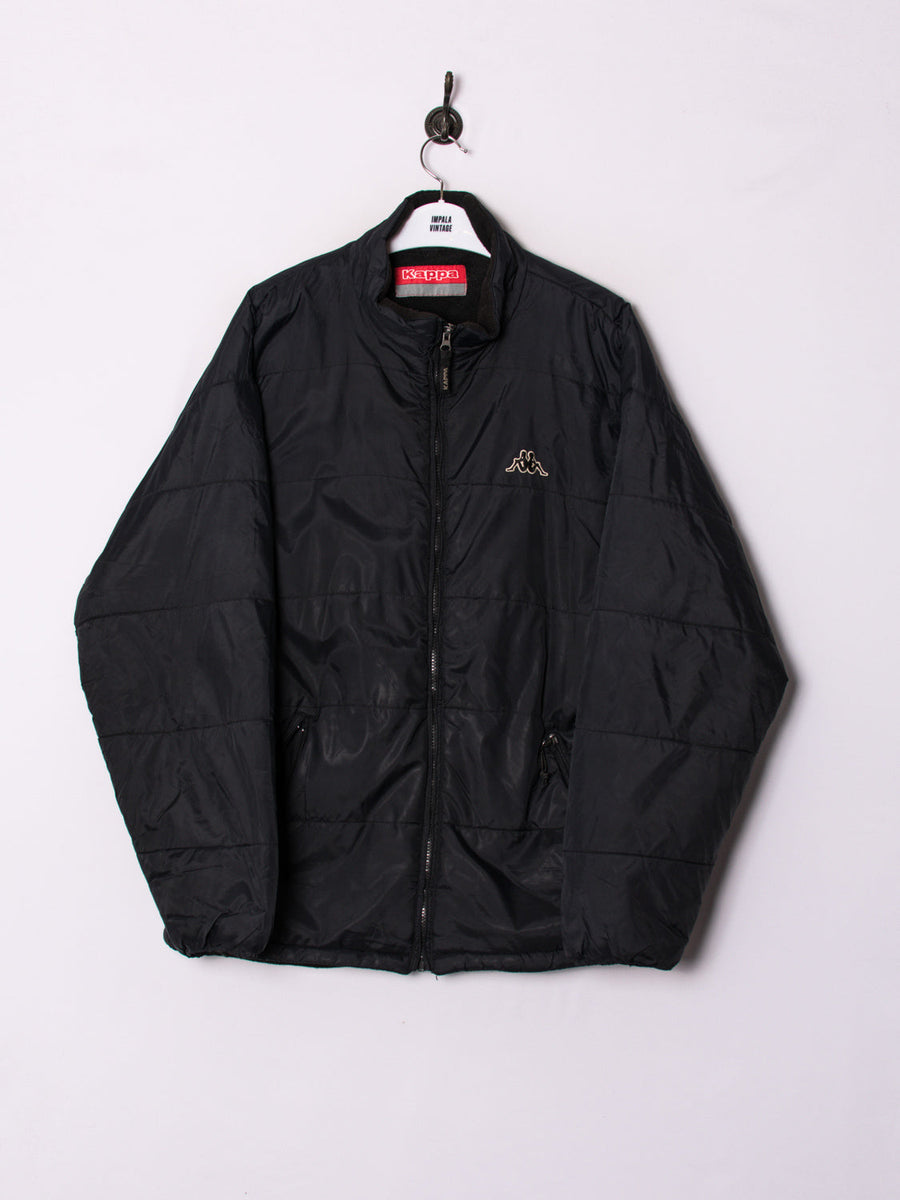 Kappa Black Long Padded Jacket