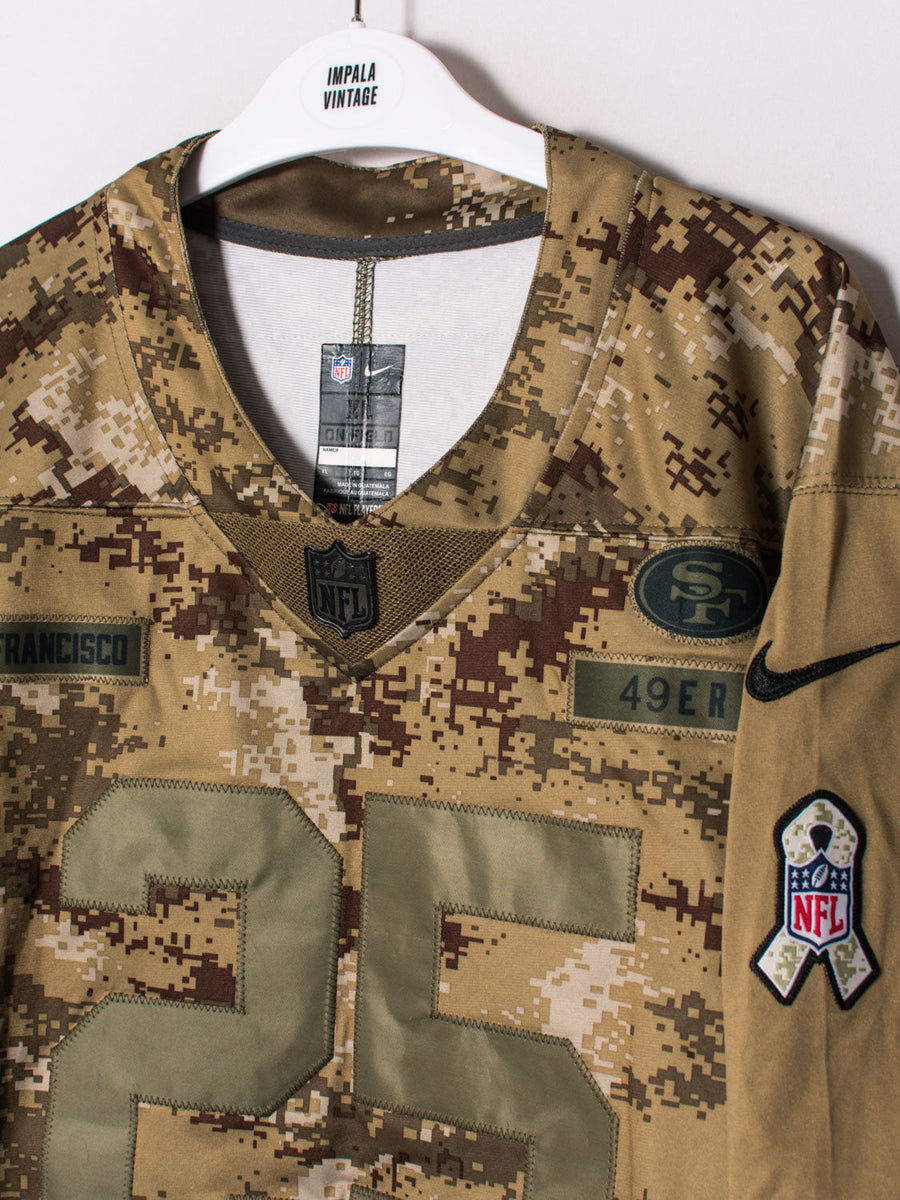 San Francisco 49ers Nike Official NFL Camouflage Jersey
