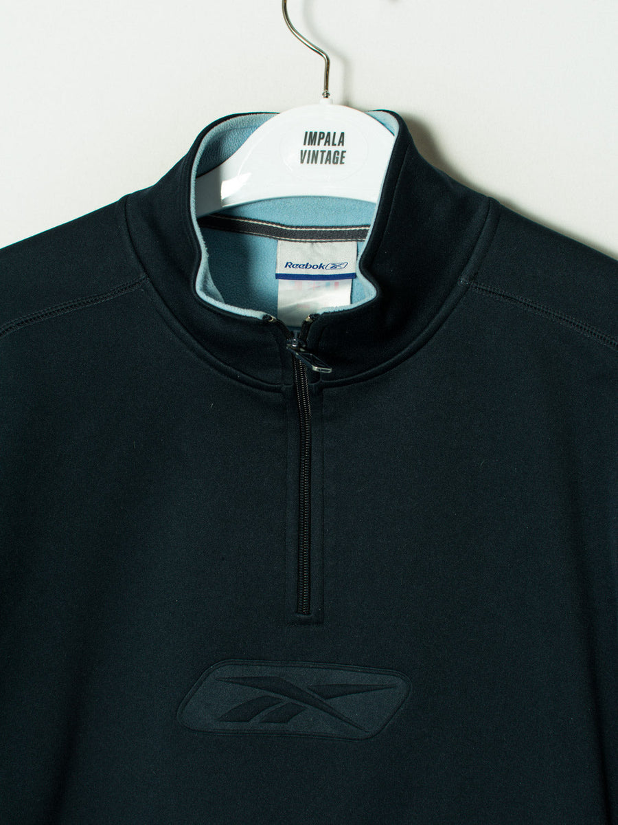 Reebok Navy Blue 1/3 Zipper Sweatshirt