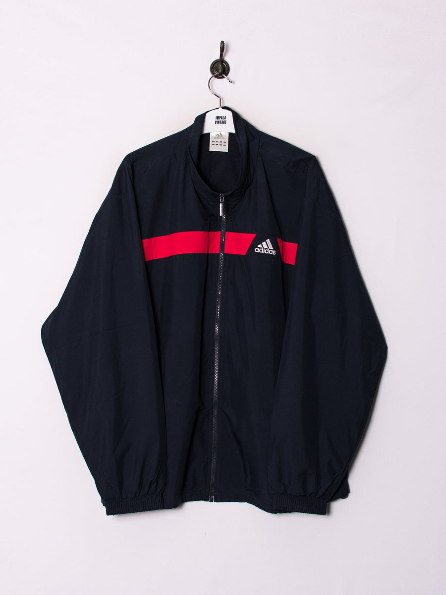 Adidas Navy Blue & Red Track Jacket