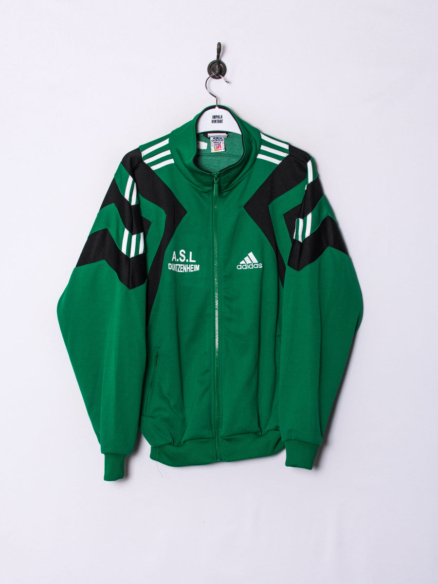 Adidas Green & Black Track Jacket