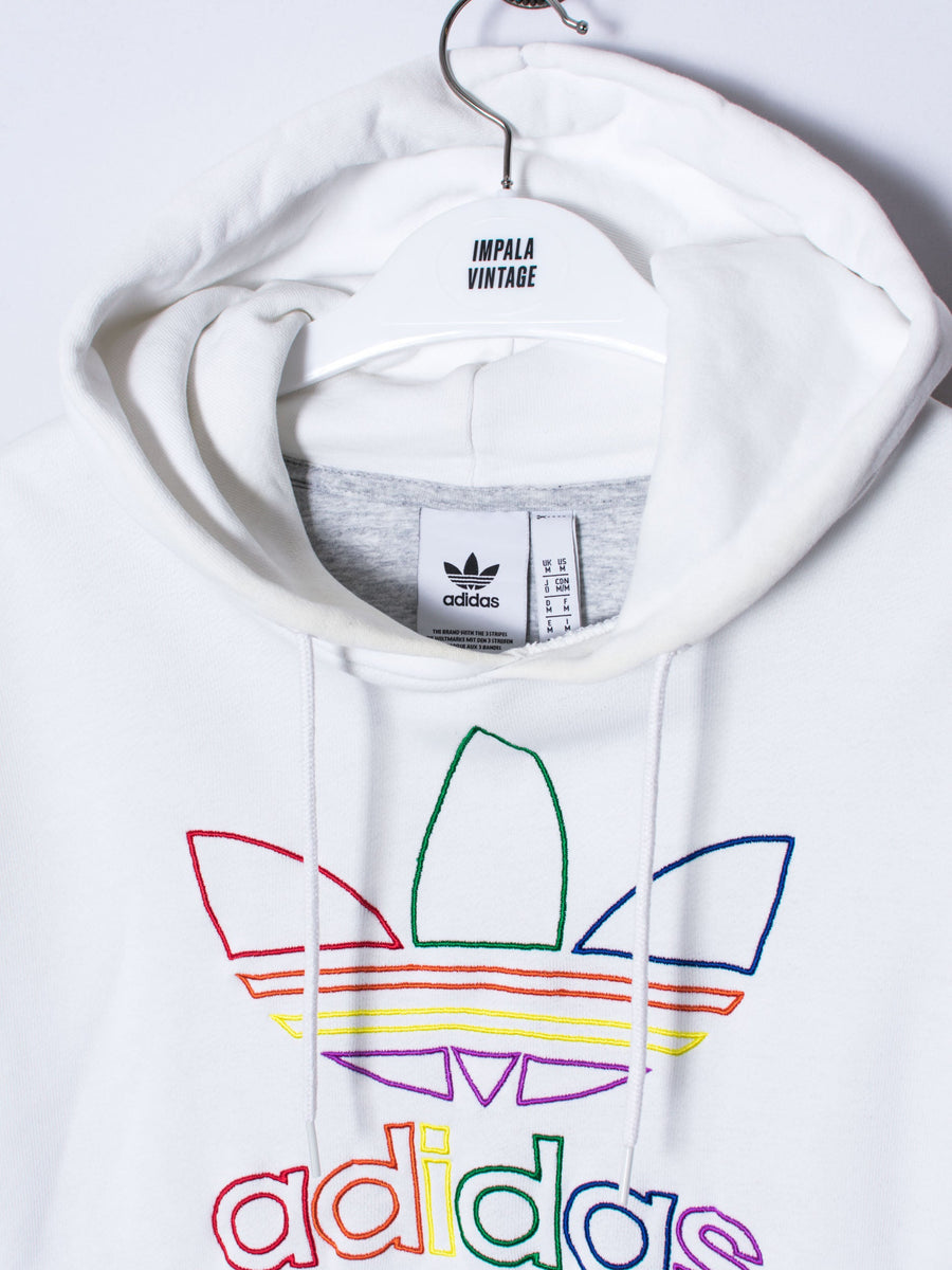 Adidas Originals White Hoodie