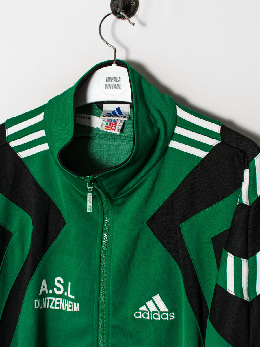 Adidas Green & Black Track Jacket