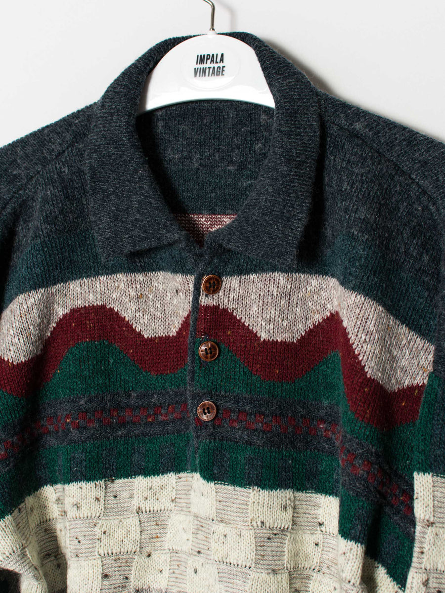 Rain Buttoned Sweater