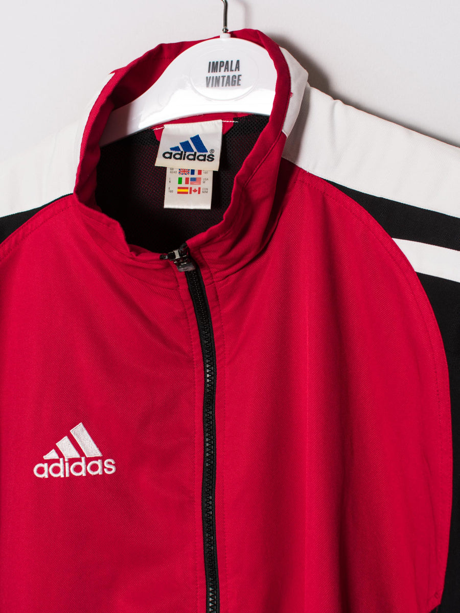 Adidas Red & Black Climalite Track Jacket