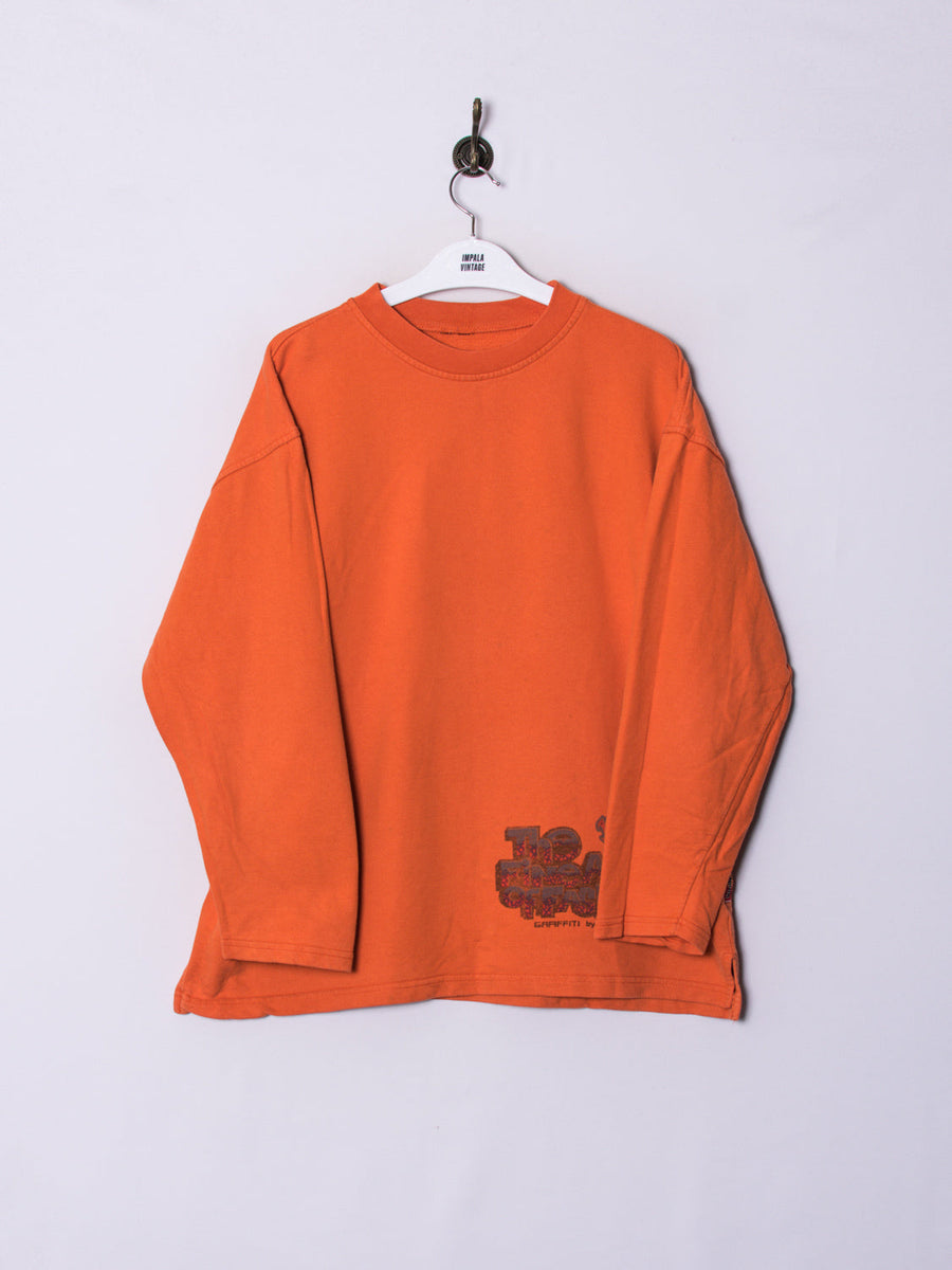 Kickdown Orange Retro Sweatshirt