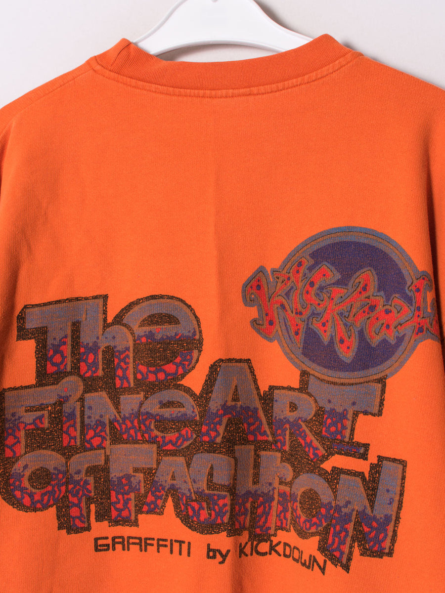 Kickdown Orange Retro Sweatshirt