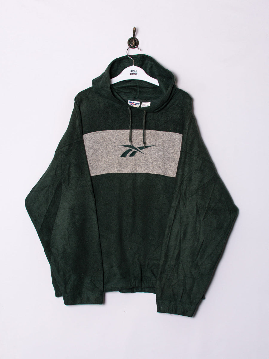 Reebok Green & Grey Fleeced Hoodie