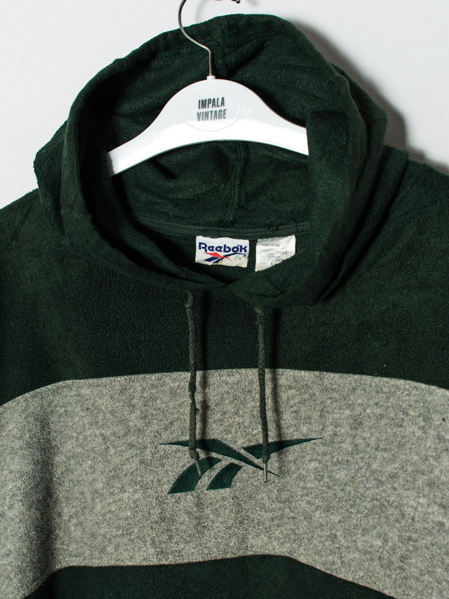 Reebok Green & Grey Fleeced Hoodie