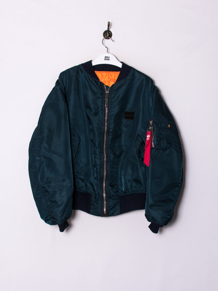 Alpha Industries Navy Blue Bomber Jacket