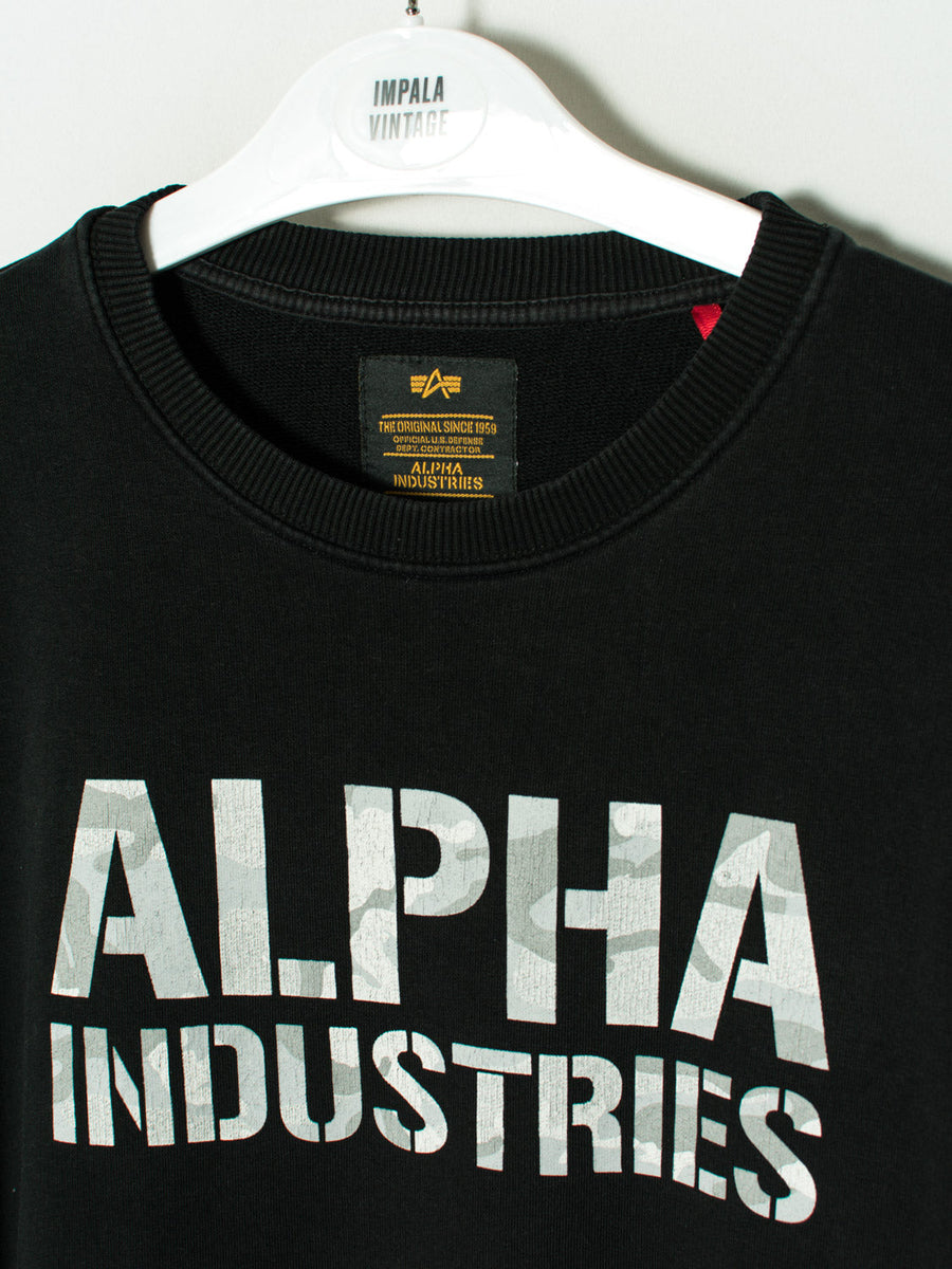 Alpha Industries Black Sweatshirt