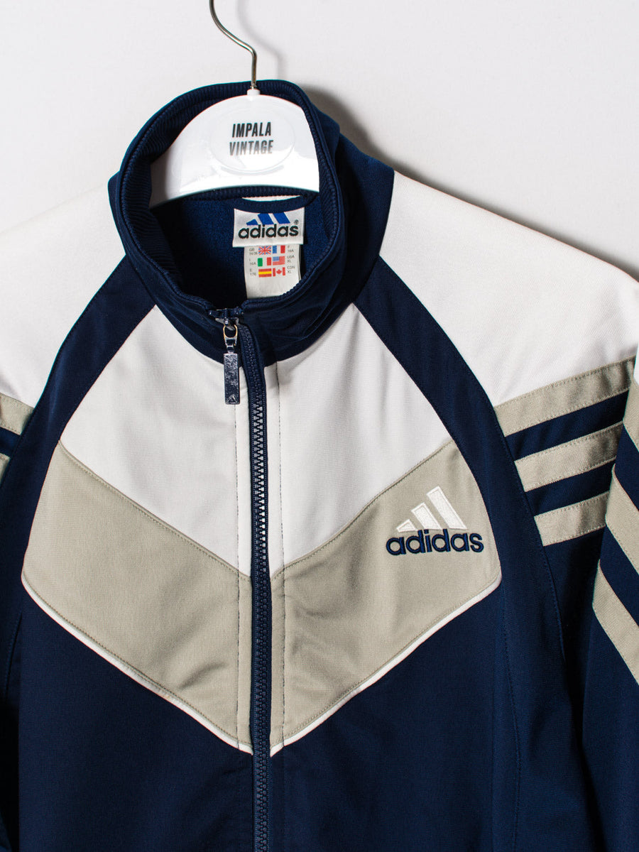 Adidas Blue & White Track Jacket