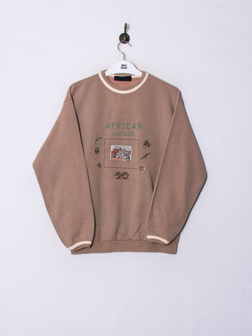 African Culture Vintage Sweatshirt